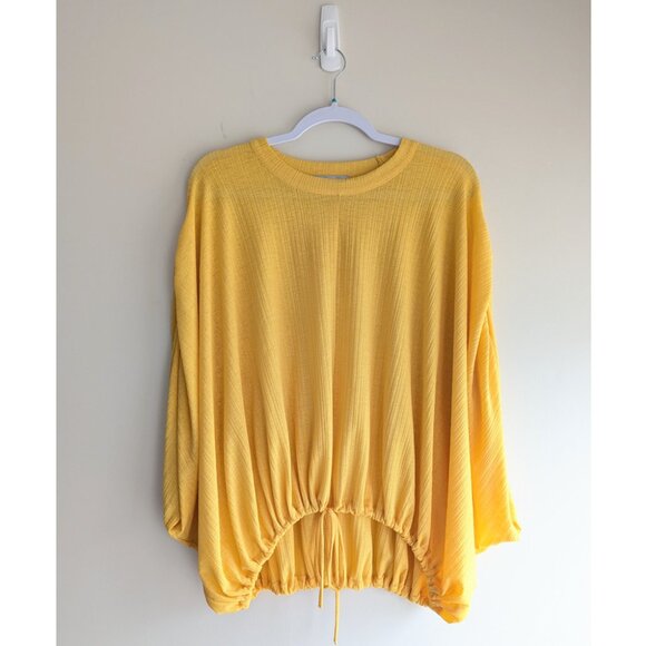 Zara flowy ruched sleeves cinch top - Picture 7 of 11